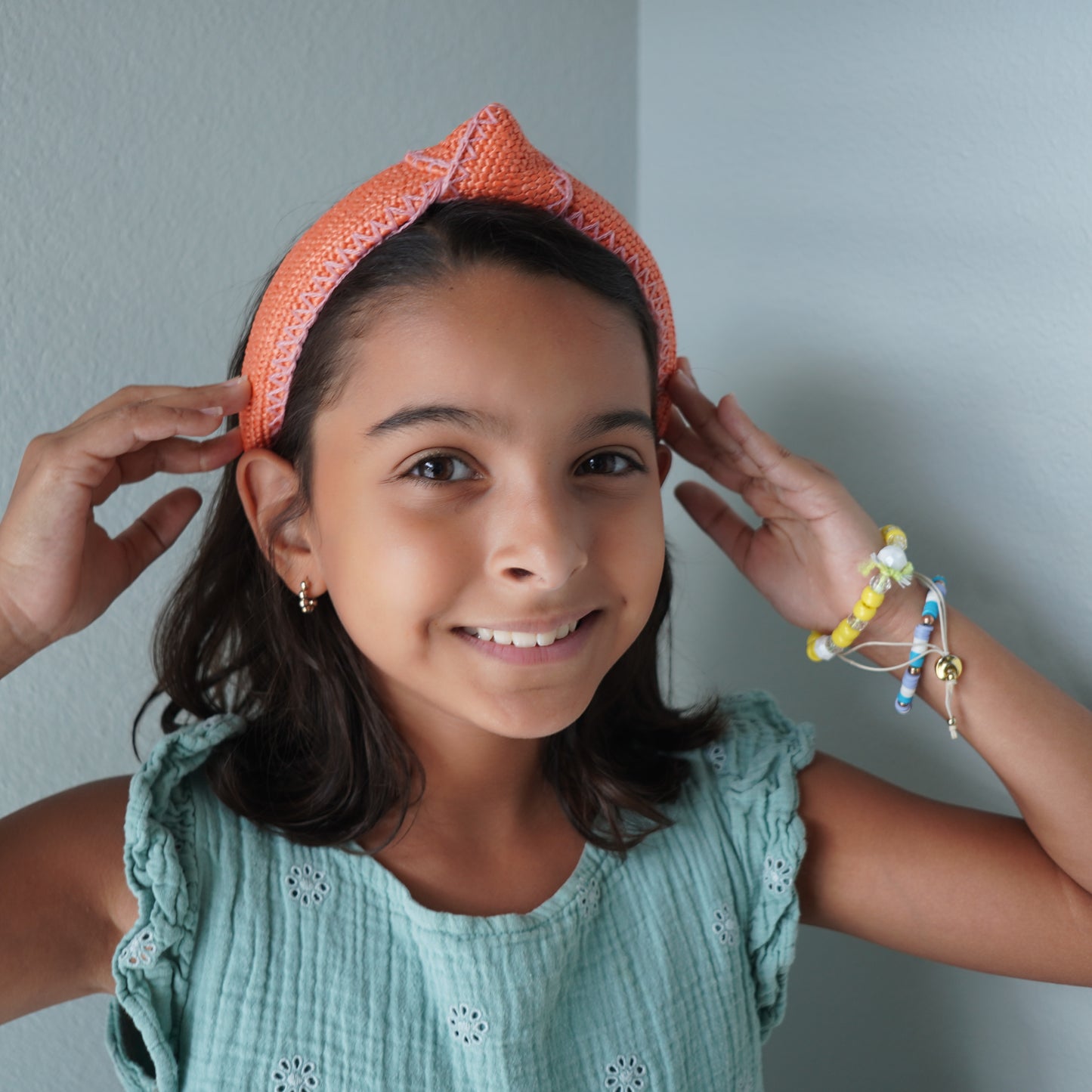 Orange Knott Headband