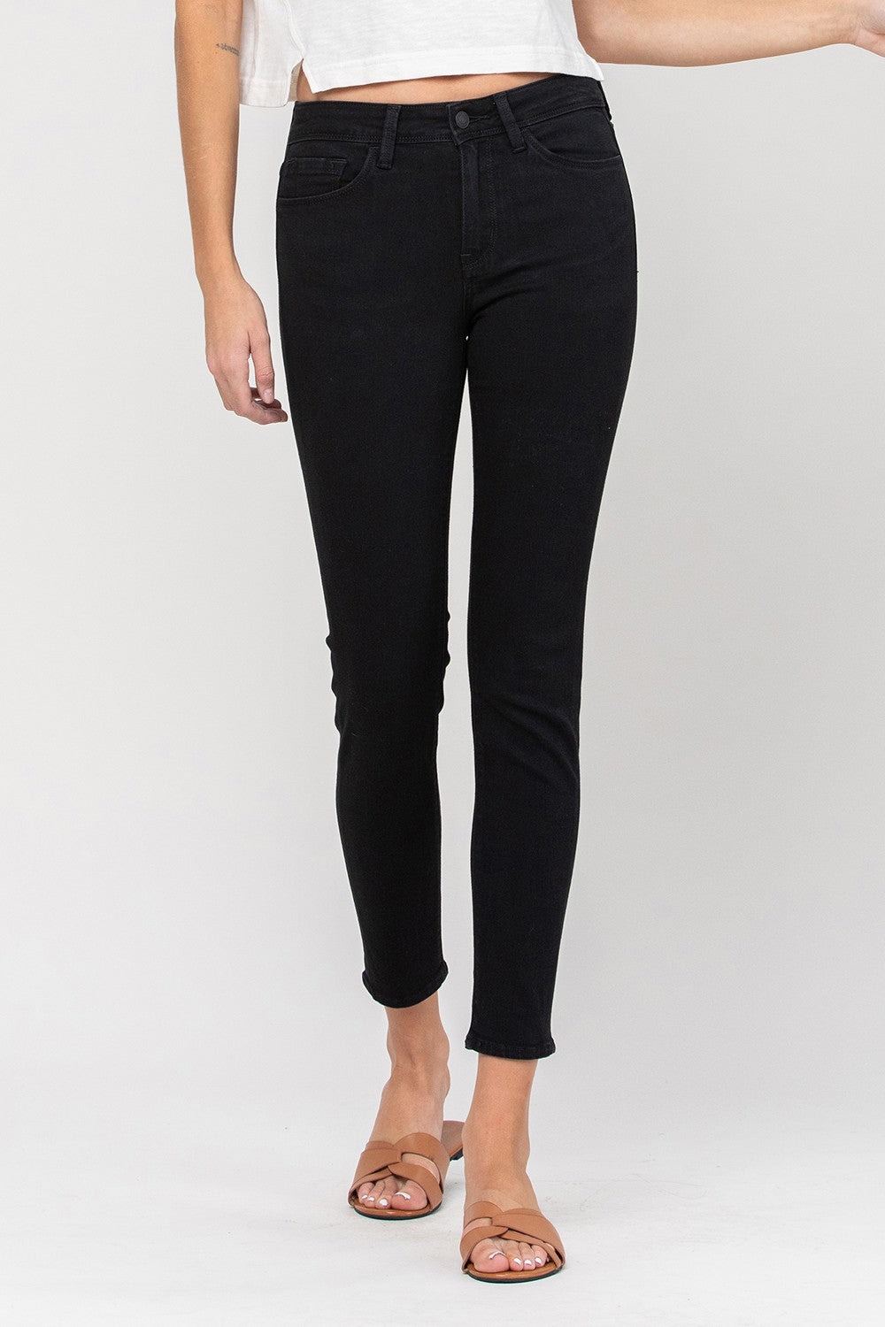 Patrick Black Mid Rise Crop Skinny Jeans