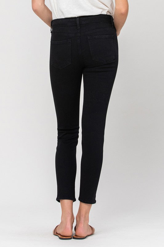 Patrick Black Mid Rise Crop Skinny Jeans