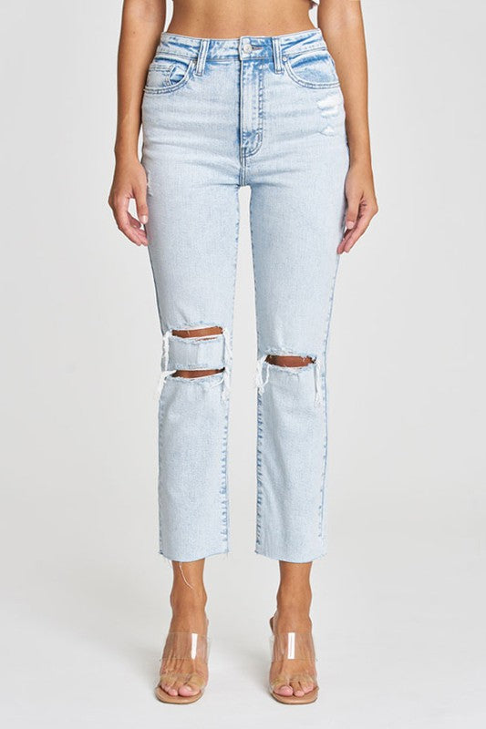 Celeste High Rise Cropped Jeans