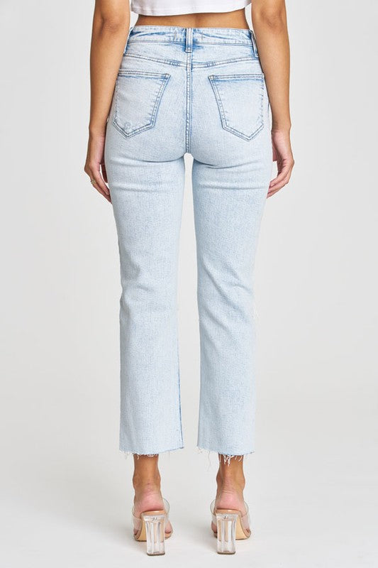 Celeste High Rise Cropped Jeans