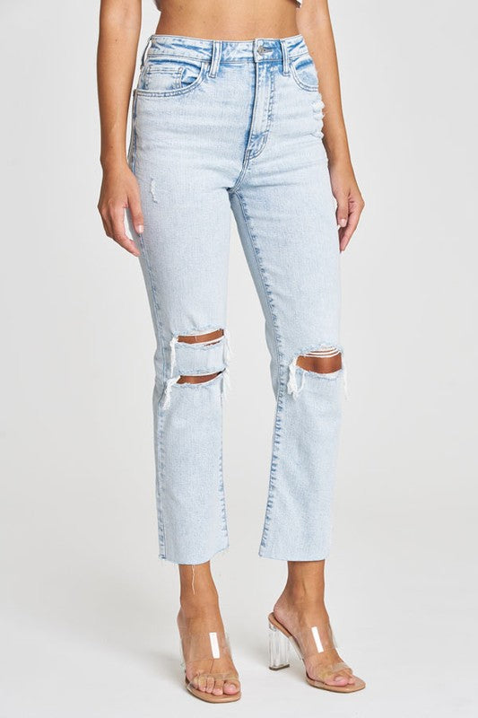 Celeste High Rise Cropped Jeans