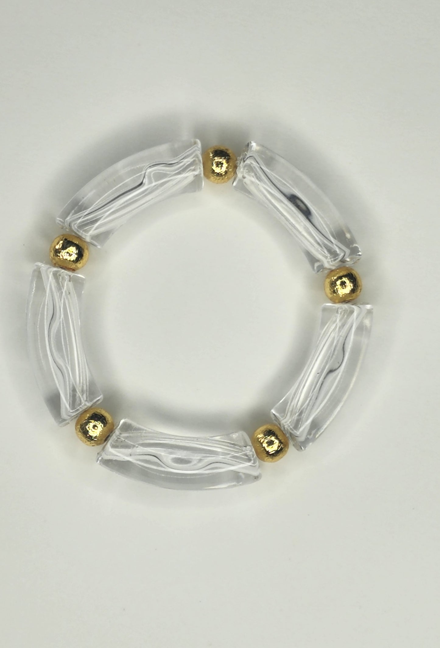 Acrylic Bamboo Bracelets