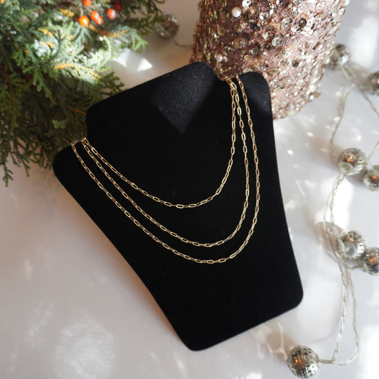 Gold Dainty Layered Necklace