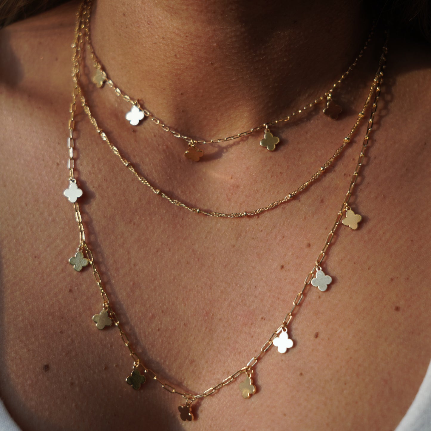 Sophie Layered Dainty Necklace/Gold