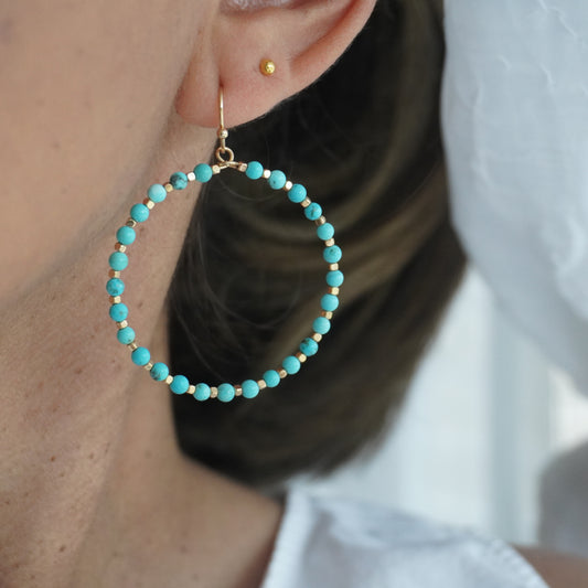 Turquoise Colored Earrings