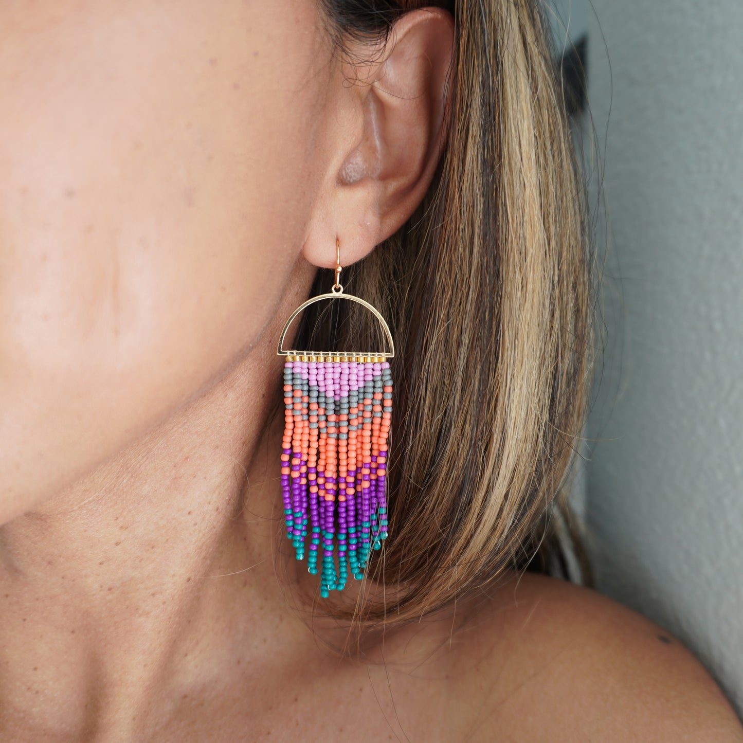 Wendy Beaded Statement Earrings