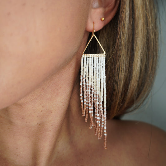 Katie Beaded Statement Earrings