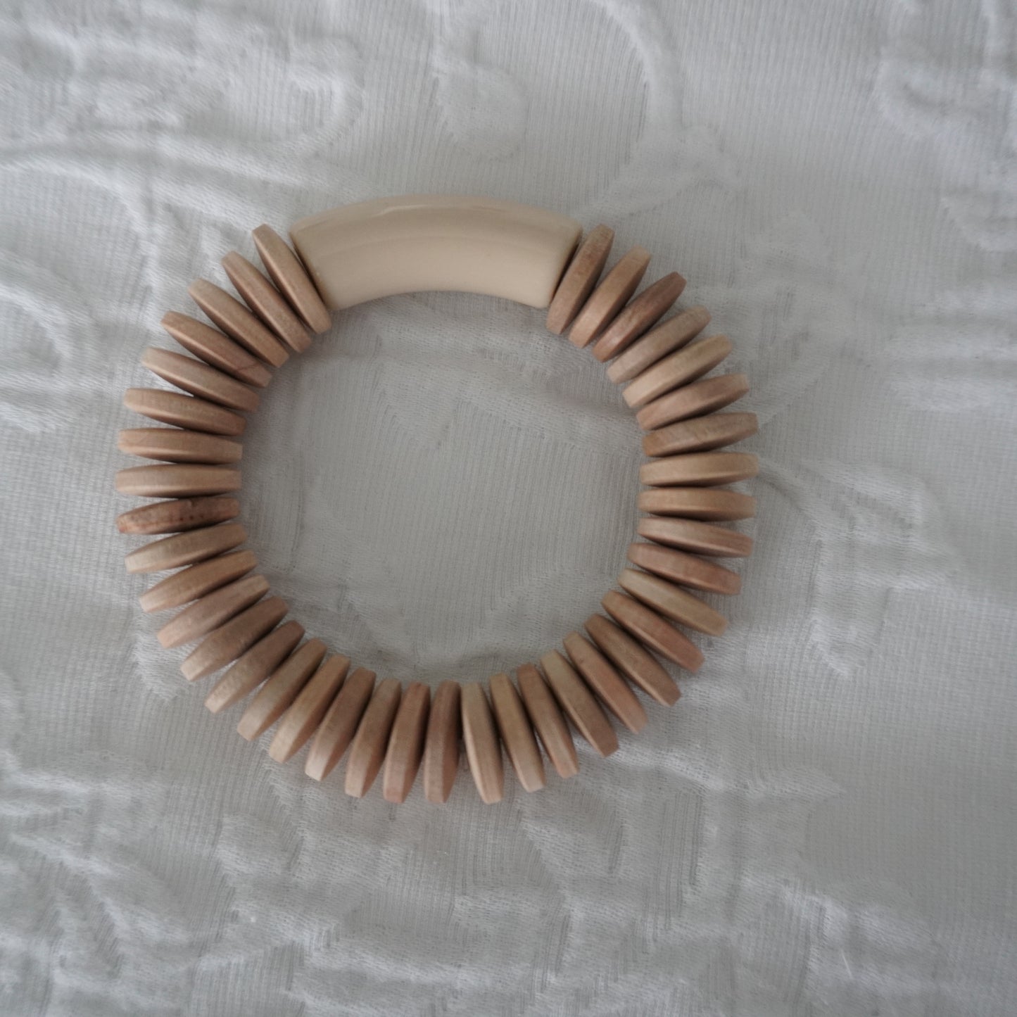 Sedona Natural Wood Statement  Bracelet