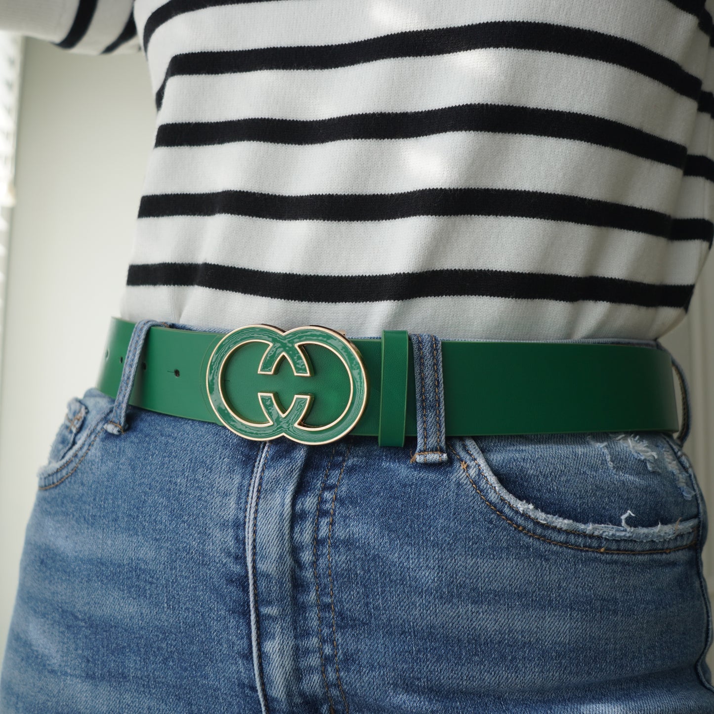 Green Design Inspired  Statement Belt